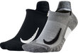 Nike Zeker U NK Mltplier NS 2PR Black Grey cena un informācija | Vīriešu zeķes | 220.lv