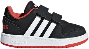 Adidas Apavi Bērniem Hoops 2.0 Cmf Black Red цена и информация | Детская спортивная обувь | 220.lv