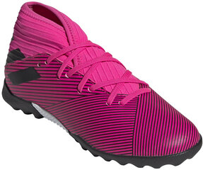 Adidas Футбольная обувь для девочек Nemeziz 19.3 TF J Pink цена и информация | Футбольные бутсы Adidas Nemeziz 19.4 In J, зеленые | 220.lv