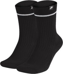 Nike Zekes U Snkr Sox Essential Crw 2PR Black cena un informācija | Vīriešu zeķes | 220.lv