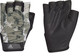 Adidas Тренировочные перчатки 4Athlts Vers G Green Black цена и информация | Мужские шарфы, шапки, перчатки | 220.lv