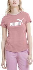 Puma Blūze Ess Logo Tee Pink cena un informācija | Sporta apģērbs sievietēm | 220.lv