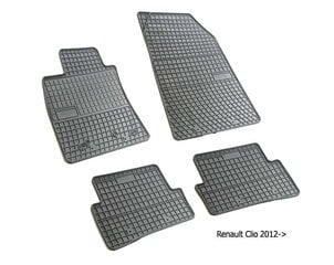 Gumijas paklāji Renault Clio IV 2012-> /4pc, 0752IV cena un informācija | Gumijas paklājiņi pēc auto modeļiem | 220.lv