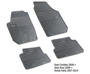 Gumijas paklājiņi Seat Cordoba III 2008-> /4pc, 0017 cena un informācija | Gumijas paklājiņi pēc auto modeļiem | 220.lv