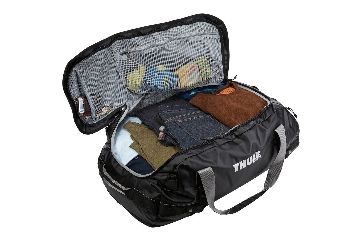 Sporta soma-mugursoma Thule Chasm TDSD-204, 90 l, zaļa cena un informācija | Sporta somas un mugursomas | 220.lv