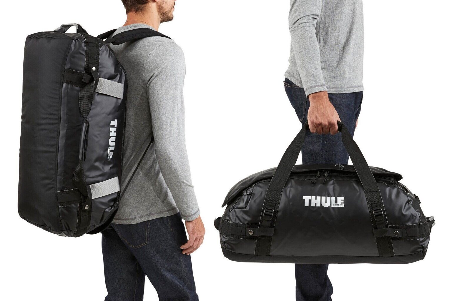 Sporta soma-mugursoma Thule Chasm TDSD-204, 90 l, zaļa cena un informācija | Sporta somas un mugursomas | 220.lv