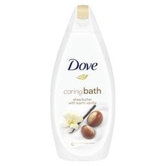 Vannas putas Dove Caring Bath Shea Butter & Vanilla 450 m cena un informācija | Dušas želejas, eļļas | 220.lv