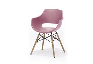 4-u krēslu komplekts MC Akcent Rockville BL, rozā-sarkans cena un informācija | Virtuves un ēdamistabas krēsli | 220.lv