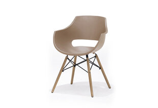 4-u krēslu komplekts MC Akcent Rockville BL, smilškrāsas cena un informācija | Virtuves un ēdamistabas krēsli | 220.lv