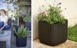 Puķu pods Cube Planter M brūns цена и информация | Puķu podi | 220.lv