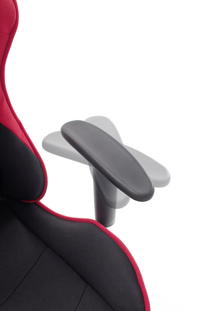 Spēļu krēsls MC Akcent McRacing 1, melns/sarkans cena un informācija | Biroja krēsli | 220.lv