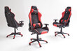 Spēļu krēsls MC Akcent McRacing 5, melns/sarkans цена и информация | Biroja krēsli | 220.lv