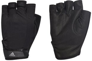 Перчатки Adidas Vers Cl Glove Black цена и информация | Перчатки для турника и фитнеса | 220.lv