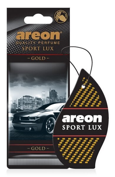 AREON GAISA ATSVAIDZINĀTĀJS SPORT LUX - GOLD cena un informācija | Auto gaisa atsvaidzinātāji | 220.lv
