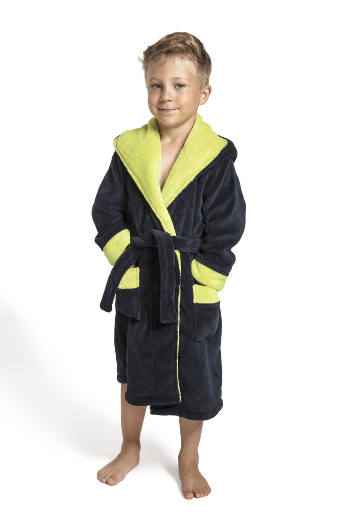 Zēnu halāts ENVIE Delfino (Tumši zilā krāsā) цена и информация | Zēnu pidžamas, halāti | 220.lv