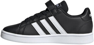 Adidas Apavi Pusaudžiem Grand Court C Black цена и информация | Детская спортивная обувь | 220.lv