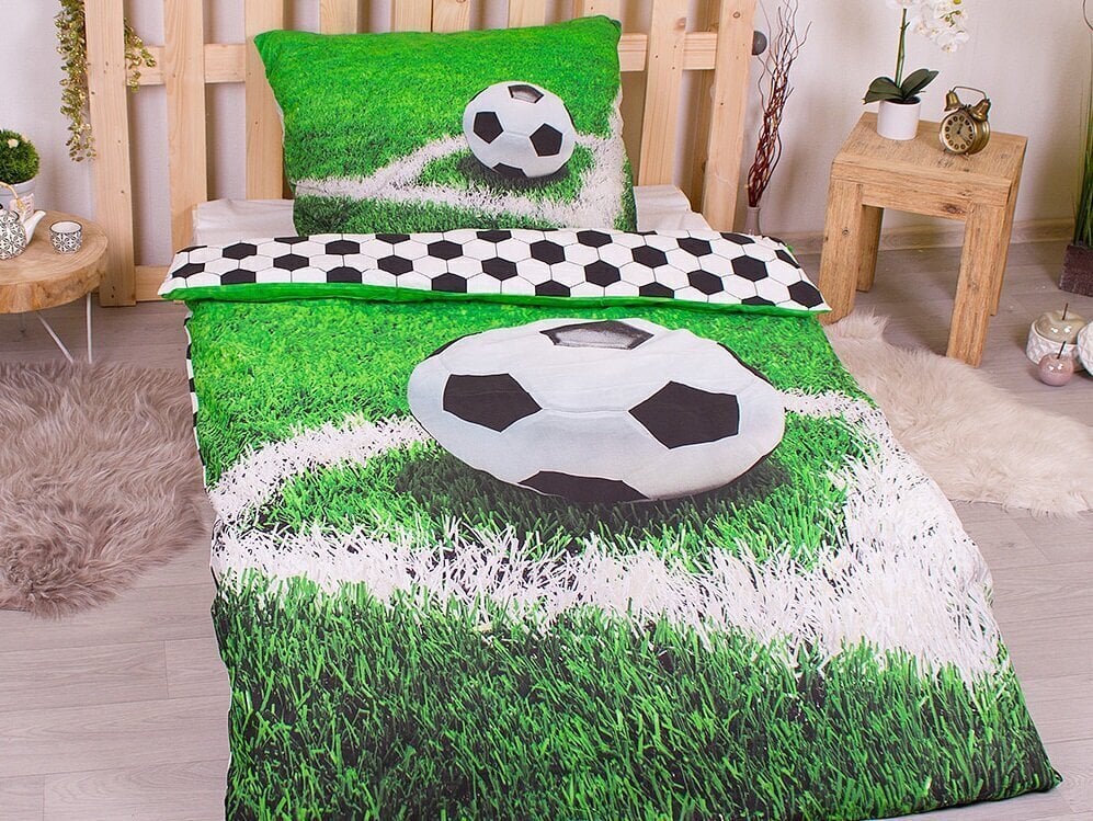 Gultas veļas komplekts Football, 140x200 cm, 2 daļas цена и информация | Bērnu gultas veļa | 220.lv