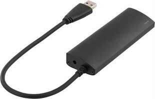 USB koncentrators Deltaco UH-481, USB A, 0.3 m cena un informācija | Adapteri un USB centrmezgli | 220.lv