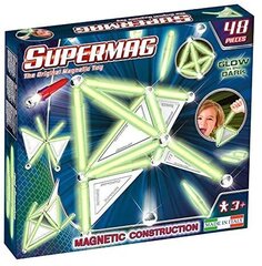 Магнитный конструктор Supermag Primary Glow, 0158, 48 д. цена и информация | Kонструкторы | 220.lv