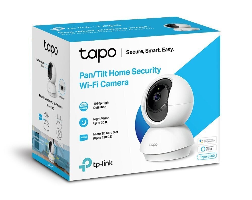 Mājas uzraudzība WiFi kamera TP-LINK Tapo C200 цена и информация | Novērošanas kameras | 220.lv