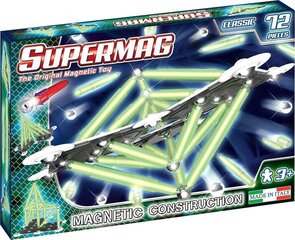 Магнитный конструктор Supermag Primary Glow, 0409, 72 д. цена и информация | Kонструкторы | 220.lv