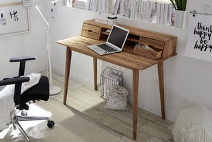 Письменный стол MC Akcent Melbourne, коричневый цена и информация | Компьютерные, письменные столы | 220.lv