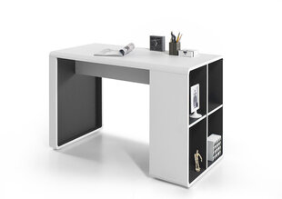 Письменный стол MC Akcent Tadeo, белый/черный цена и информация | Компьютерные, письменные столы | 220.lv