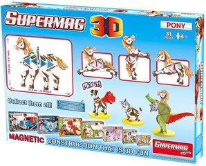 Магнитный конструктор Supermag 3D Пони 0603 цена и информация | Конструкторы и кубики | 220.lv