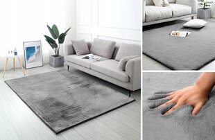 Plīša paklājs bērniem Premium Rabbit Grey, 180x260 cm cena un informācija | Paklāji | 220.lv