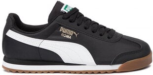 Puma Apavi Pusaudžiem Roma Basic Summer Black White cena un informācija | Sporta apavi bērniem | 220.lv