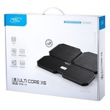 deepcool Multicore x6 Notebook cooler up cena un informācija | Portatīvo datoru dzesēšanas paliktņi un citi piederumi | 220.lv