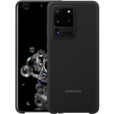 EF-PG988TBE Samsung Silicone Cover for Galaxy S20 Ultra Black цена и информация | Telefonu vāciņi, maciņi | 220.lv