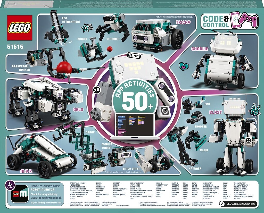 51515 LEGO® MINDSTORMS Robotu izgudrotājs cena un informācija | Konstruktori | 220.lv