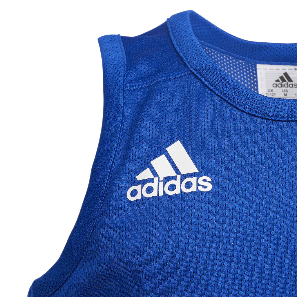 Adidas Basketbola T-krekls Pusaudžiem 3G Spee Rev Jrs Blue White цена и информация | Zēnu krekli | 220.lv