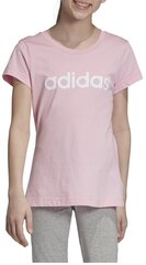 Adidas Блузка для подростков Yg E Lin Tee Pink цена и информация | Рубашки для девочек | 220.lv