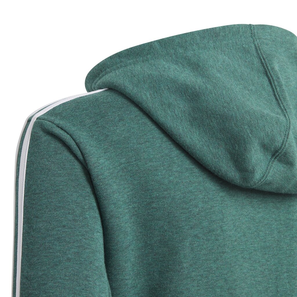 Adidas Džemperis Pusaudžiem Yb 3S Fz Hoodie Green cena un informācija | Zēnu jakas, džemperi, žaketes, vestes | 220.lv