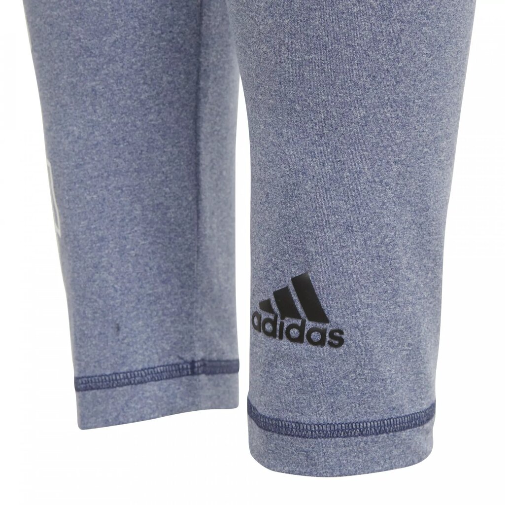 Adidas Legingi Pusaudžiem Yg Branded Tigh Grey цена и информация | Bikses meitenēm | 220.lv