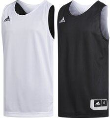 Adidas Basketbola T-krekls Pusaudžiem Y Rev Crazy Ex J Black White цена и информация | Рубашки для мальчиков | 220.lv