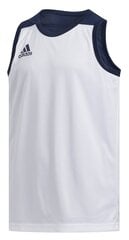 Adidas Basketbola T-krekls Pusaudžiem 3G Spee Rev Jrs Blue White цена и информация | Рубашки для мальчиков | 220.lv
