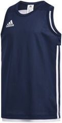 Adidas Basketbola T-krekls Pusaudžiem 3G Spee Rev Jrs Blue White цена и информация | Рубашки для мальчиков | 220.lv