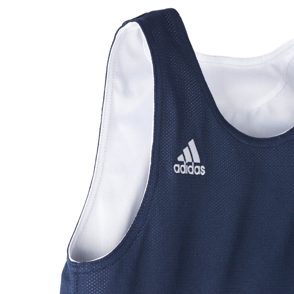 Adidas Basketbola T-krekls Pusaudžiem Y Rev Crzy Ex J Navy White cena un informācija | Zēnu krekli | 220.lv