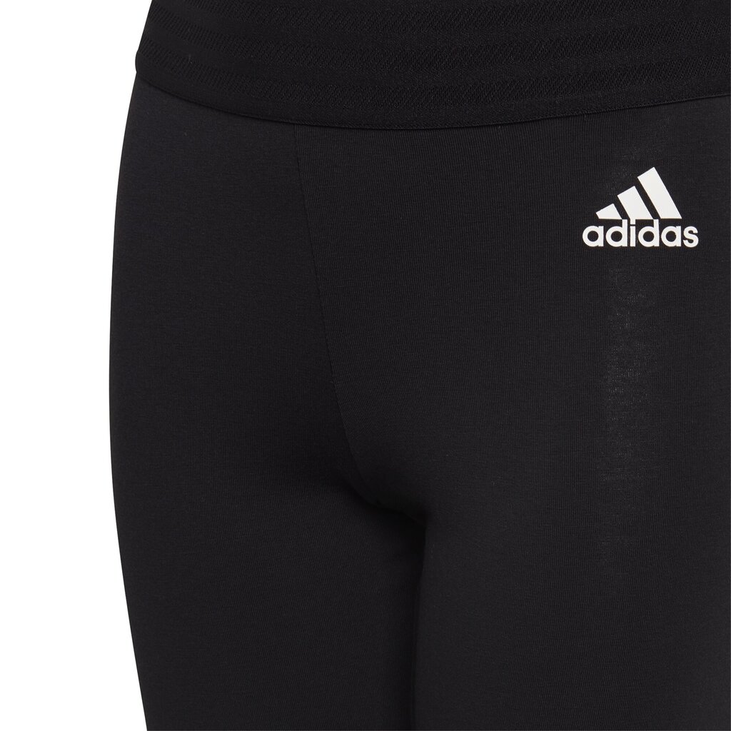 Adidas Legingi Pusaudžiem Yg Id Lin Tights Black цена и информация | Bikses meitenēm | 220.lv