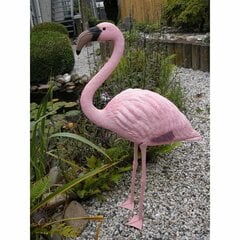 Dekoratīva dārza figūra Flamingo, augst.88cm cena un informācija | Dārza dekori | 220.lv