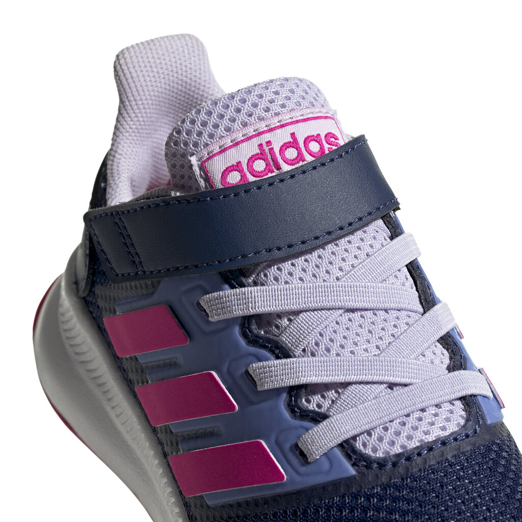 Adidas apavi meitenēm Runfalcon C Blue Pink cena un informācija | Sporta apavi bērniem | 220.lv