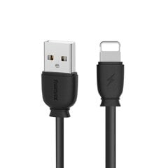 USB kabelis Remax RC-134i Lightning 2.1A melns 1.0m cena un informācija | Savienotājkabeļi | 220.lv