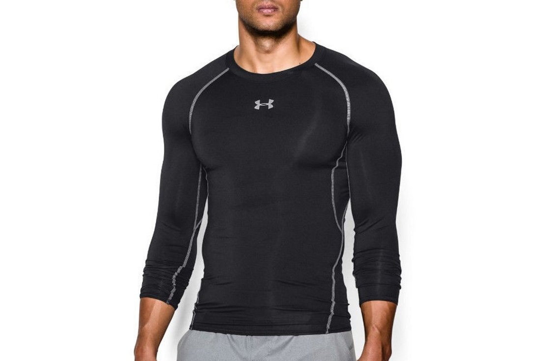 Sporta krekli vīriešiem Under Armour HG Compression Longsleeve 1257471-001 цена и информация | Sporta apģērbs vīriešiem | 220.lv