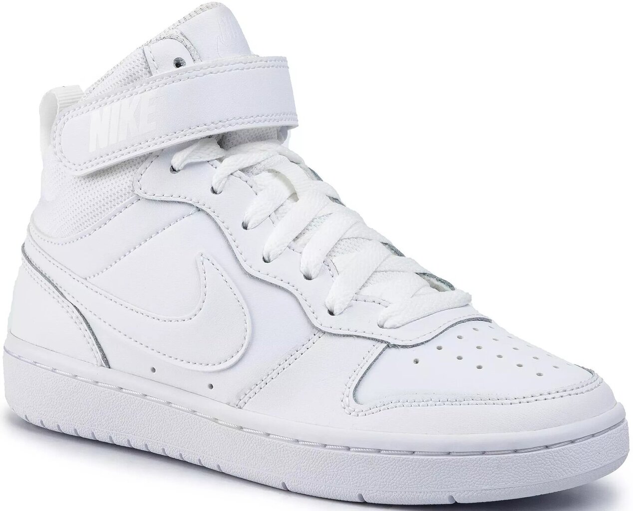 Nike Apavi Pusaudžiem Court Boroudh Mid 2 White цена и информация | Sporta apavi bērniem | 220.lv