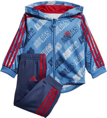 Adidas Детский спортивный костюм I Shiny FZ HD J Blue цена и информация | Штаны для младенцев | 220.lv