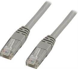 Patch kabelis Deltaco TP-61, RJ45 UTP (CAT 6), 1 m cena un informācija | Kabeļi un vadi | 220.lv