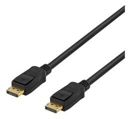 DELTACO DP-4100, DisplayPort monitora kabelis, 20-pin ha - ha, 10m цена и информация | Кабели и провода | 220.lv